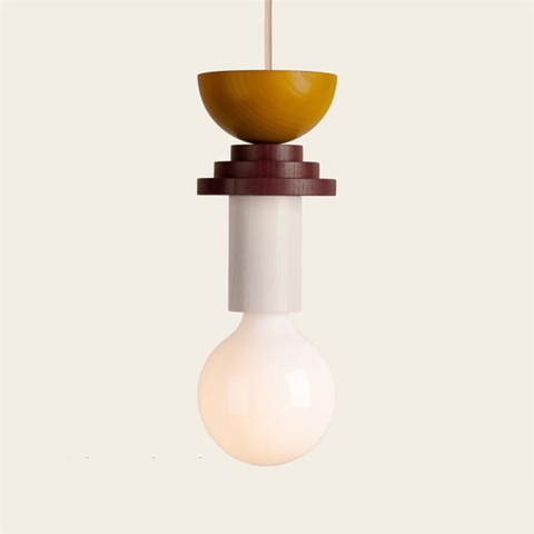 Epitome Wood Blocks Pendant Light