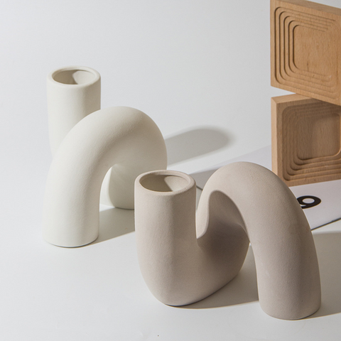 Regalia Ceramic Spiral Vase