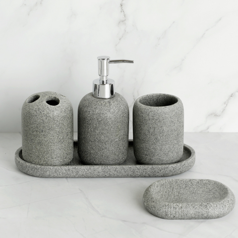 Homerica Gray Bathroom Accessories