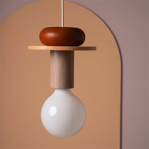 Epitome Wood Blocks Pendant Light