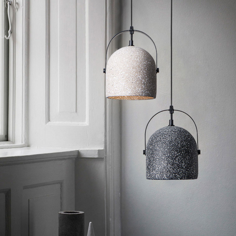 Orvieto Simple Retro Cement Pendant Light