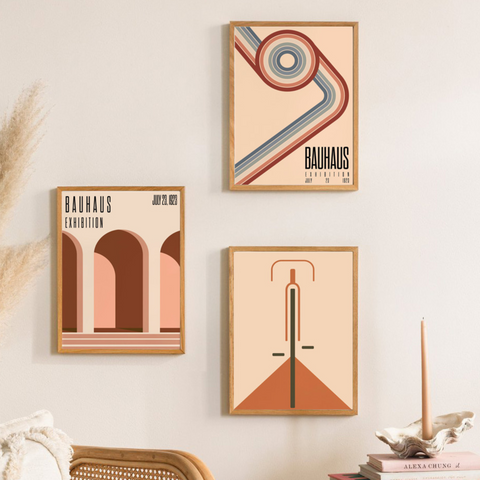 Radiant Bauhaus Wall Art Print