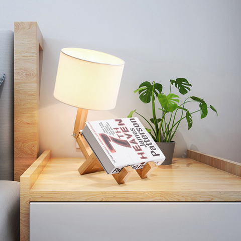 Palatino Wooden Table Lamp