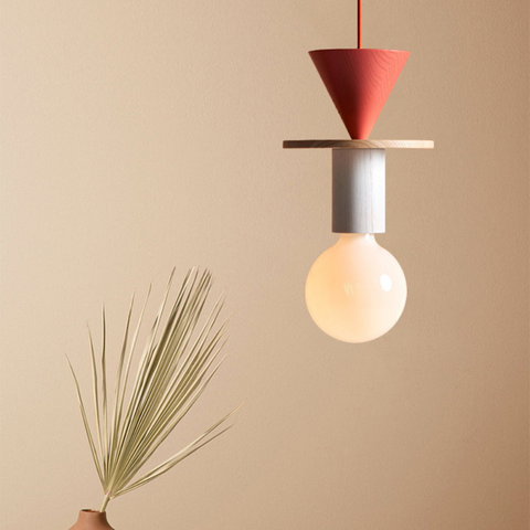 Epitome Wood Blocks Pendant Light