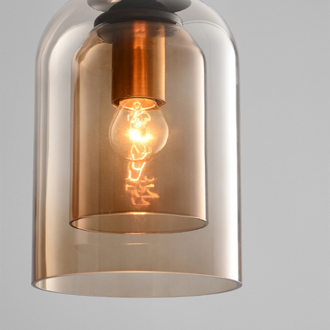 Double Glass Pendant Light