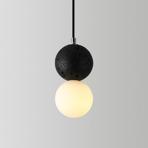 Magnifica Modern Glass Stone Pendant Light