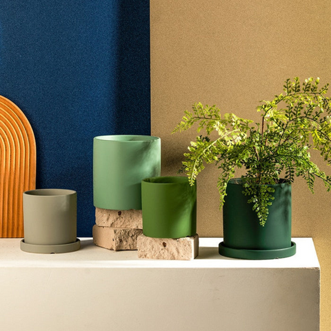 Indoor Planter With Saucer