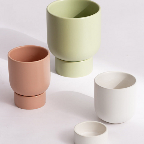 Pastel Coloured Planter