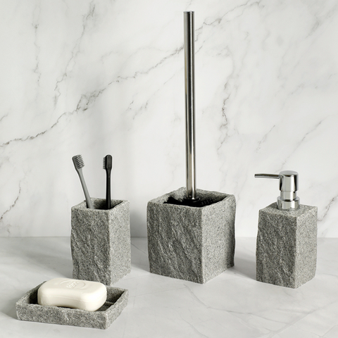 Enigma Imitation Granite Bathroom Accessories