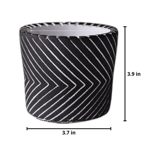Leafzen Painted Ceramic Planters