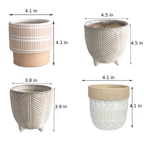 Pristineflora Ceramic Planters