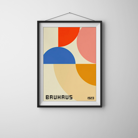 Miniman Bauhaus Wall Art Print