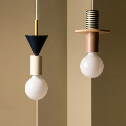 Epitome Wood Blocks Pendant Light