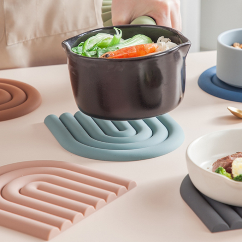 Zephyra Rainbow Shape Silicone Coasters