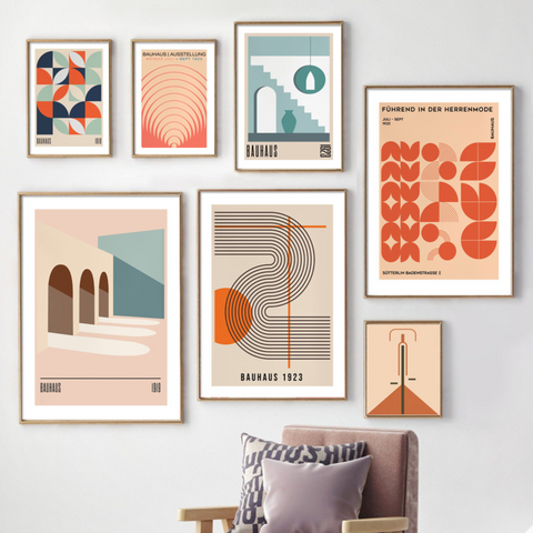 Radiant Bauhaus Wall Art Print