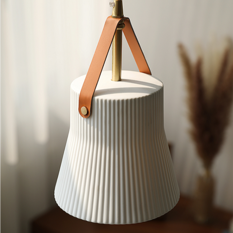 White Ceramic Pendant Light