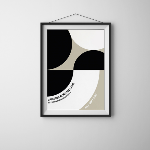 Serene Bauhaus Wall Art Print