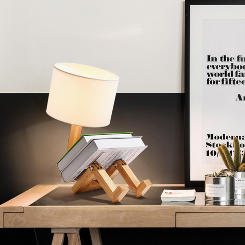 Palatino Wooden Table Lamp