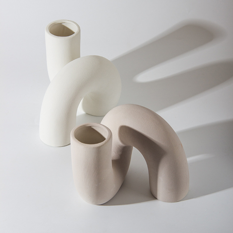 Regalia Ceramic Spiral Vase