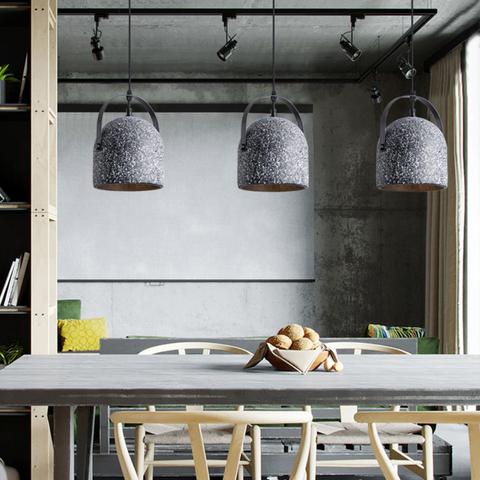 Orvieto Simple Retro Cement Pendant Light