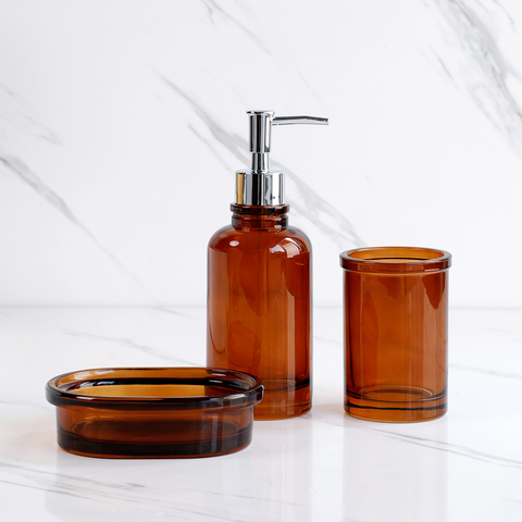 Novals Tinted Glass Bathroom Accessories