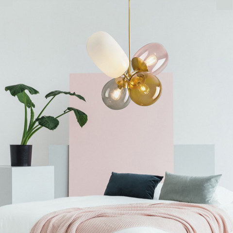 Opulenza Colorful Candy Glass Chandelier