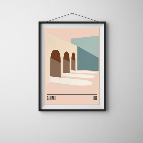 Essence Bauhaus Wall Art Print