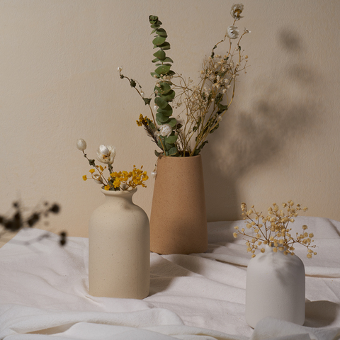 Vividus Small Nordic Ceramic Flower Vases