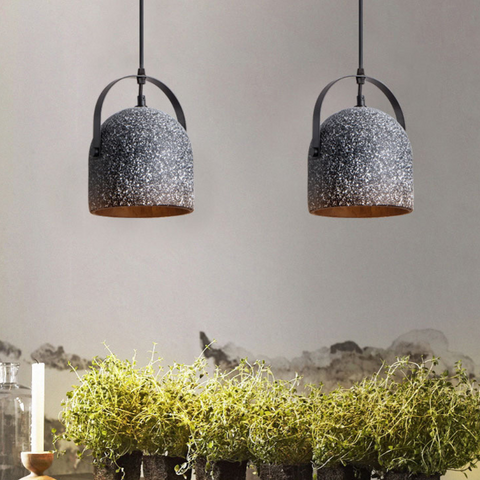 Orvieto Simple Retro Cement Pendant Light
