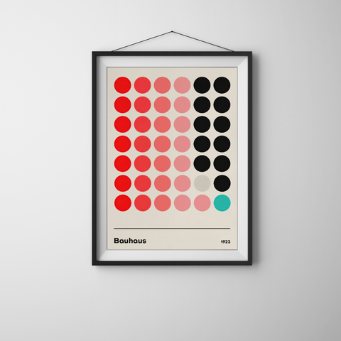 Viresan Bauhaus Wall Art Print