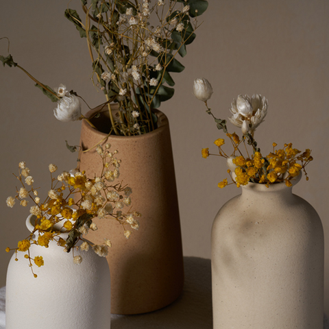 Vividus Small Nordic Ceramic Flower Vases