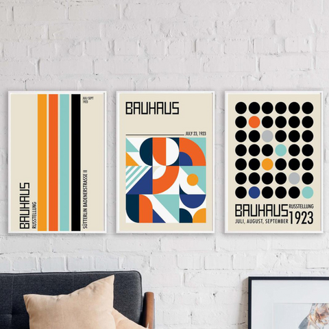 Modern Bauhaus Wall Art Print 