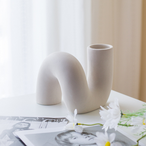 Regalia Ceramic Spiral Vase