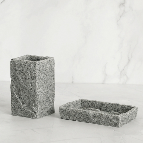 Enigma Imitation Granite Bathroom Accessories
