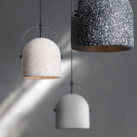 Orvieto Simple Retro Cement Pendant Light