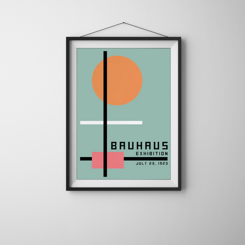 Viresan Bauhaus Wall Art Print 