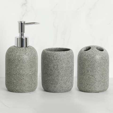 Homerica Gray Bathroom Accessories