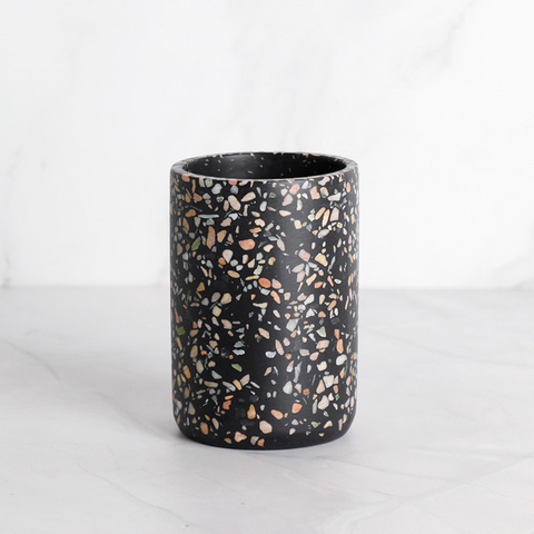 Grandeur Black Terrazzo Bathroom Accessories