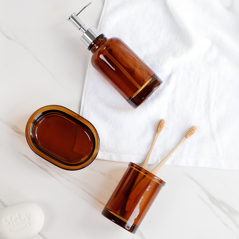 Novals Tinted Glass Bathroom Accessories