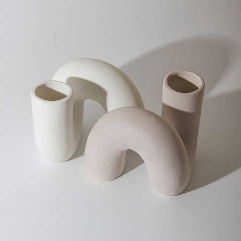 Regalia Ceramic Spiral Vase