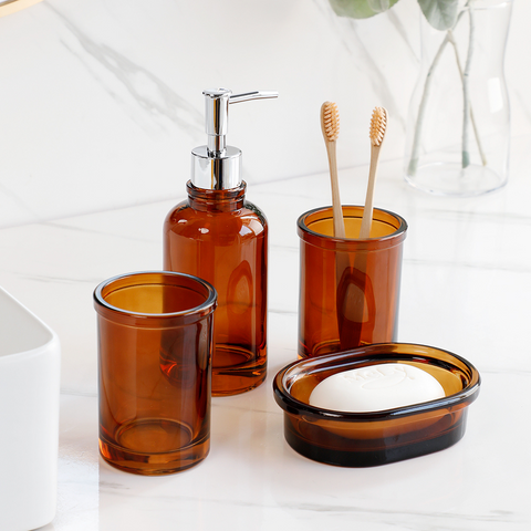 Novals Tinted Glass Bathroom Accessories