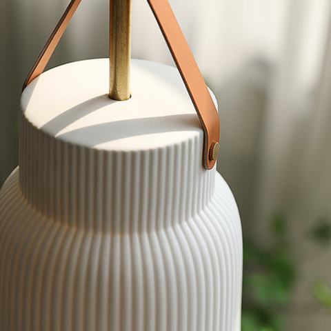 White Ceramic Pendant Light