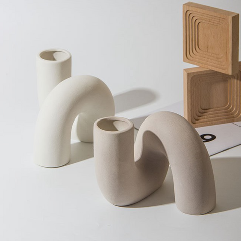 Regalia Ceramic Spiral Vase