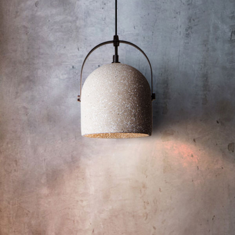 Orvieto Simple Retro Cement Pendant Light
