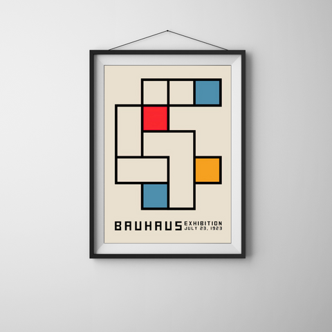 Claros Bauhaus Wall Art Print 