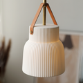 White Ceramic Pendant Light