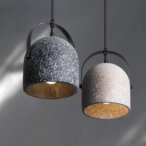 Orvieto Simple Retro Cement Pendant Light