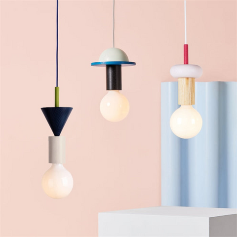 Epitome Wood Blocks Pendant Light