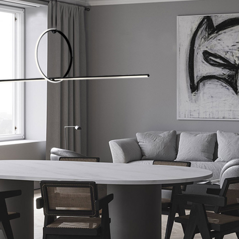 Seraphina Geometric Circle Chandeliers