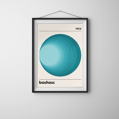 Nesea Bauhaus Wall Art Print